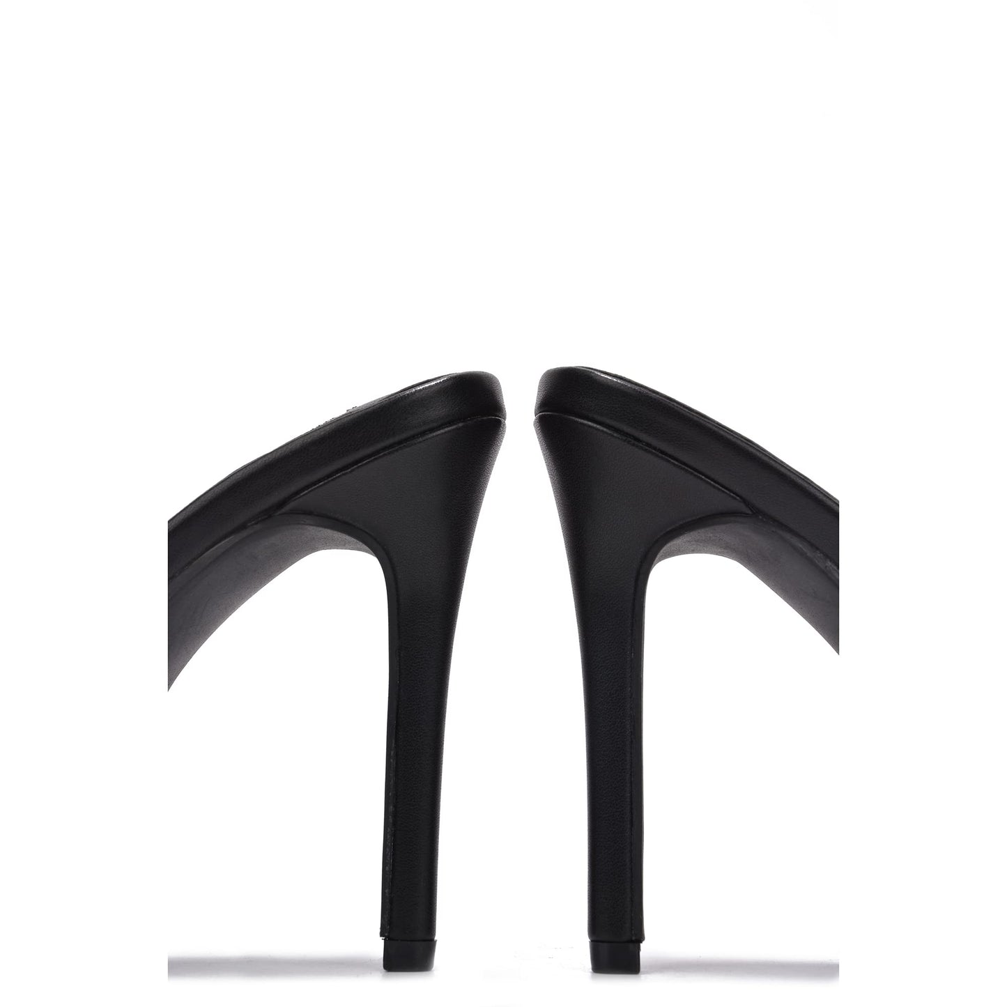 Popo Studded Square Toe Stiletto Heels โ Punk Style Mules for Bold Women