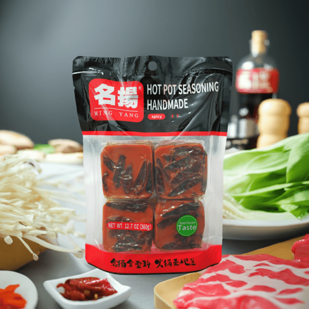 MINGYANG Beef Tallow Mala Spicy Hotpot Sauce – 360g (2 Packs - seaflagus