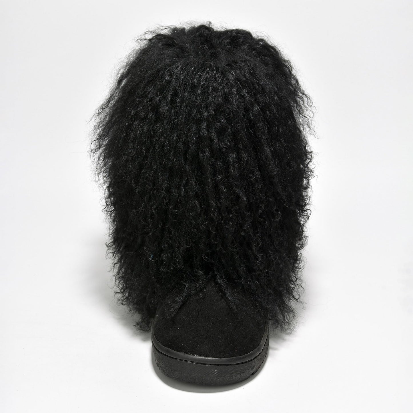 Freezy Faux Fur Winter Boots for Women โ Warm Fluffy Snow Moon Boots with Plush Exterior