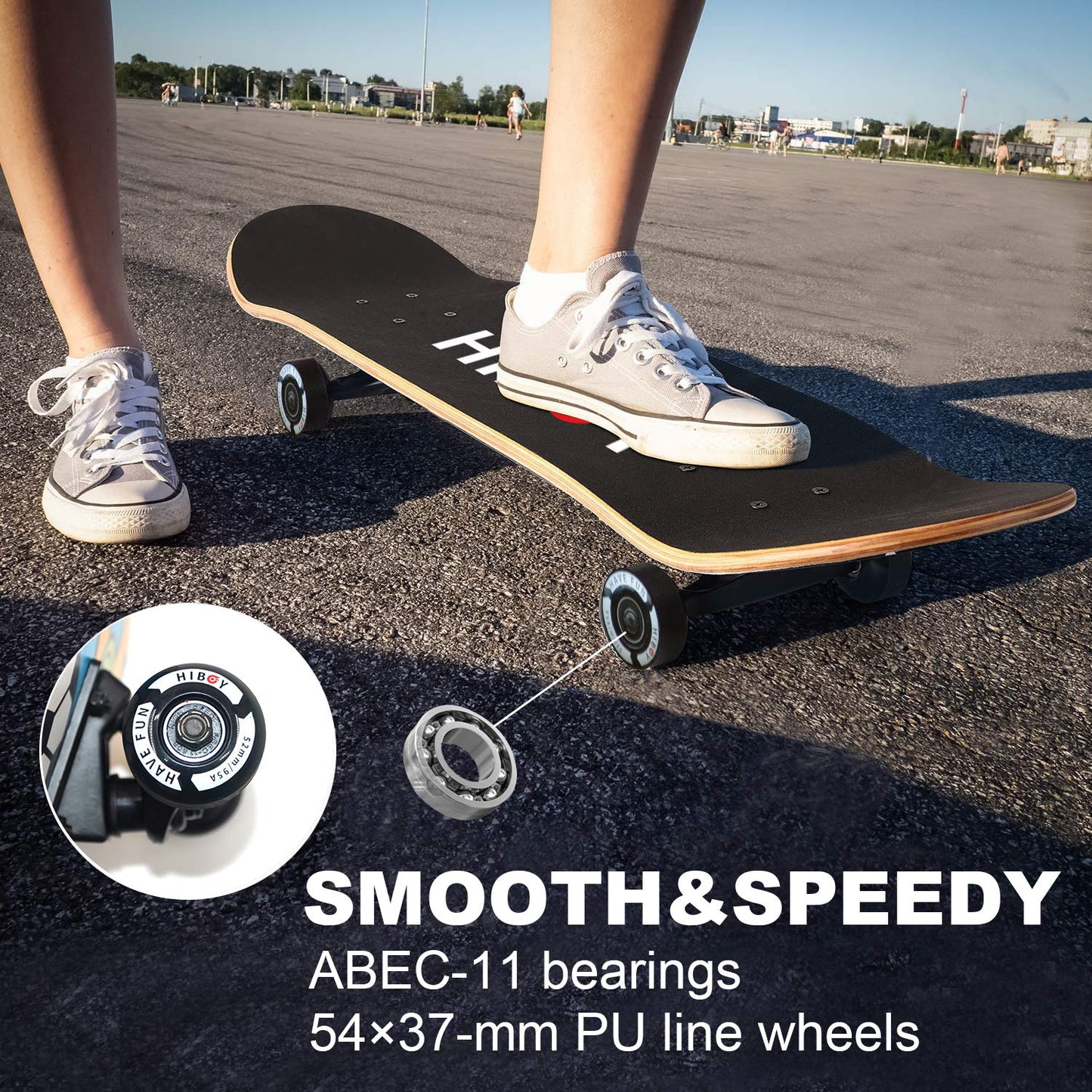 Alpha Maple 31 - 7-Layer Precision Deck Universal Skateboard