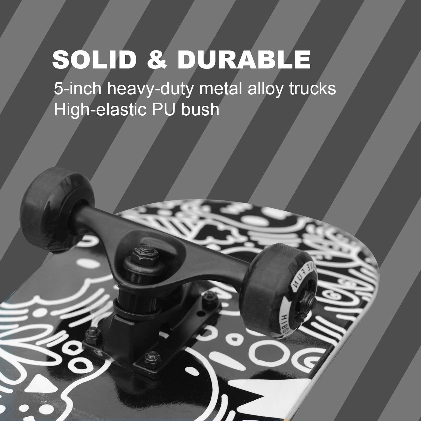 Alpha Maple 31 - 7-Layer Precision Deck Universal Skateboard