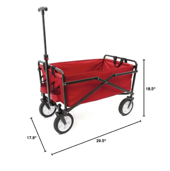 Collapsible Foldable Wagon for Outdoor Shopping and Beach - Portable Utility Cart cart