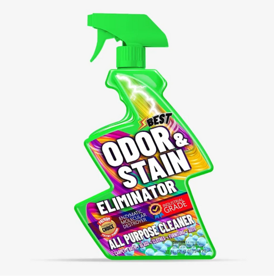 BEST Odor Eliminator, Perfect to Remove Stains caused by Pet