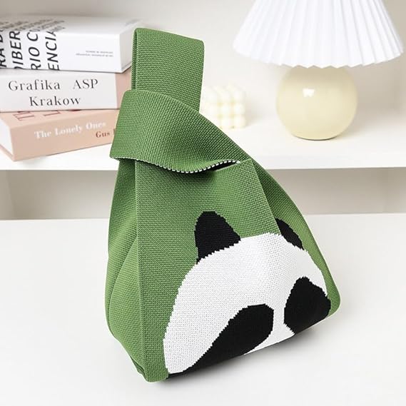 2 Cute Wrist Mini Bags for Women Trendy Knit Handbags Small Hand Bags Purse for Mom Girlfriend Birthday Christmas Valentines