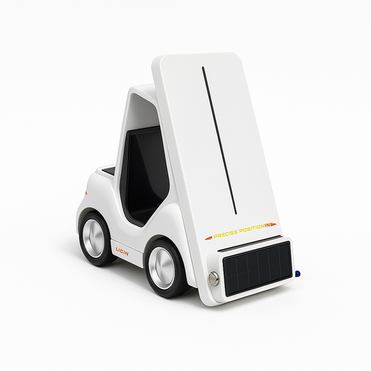 5 in 1 Wireless Charging Station – Forklift Design with Clock & Night Light