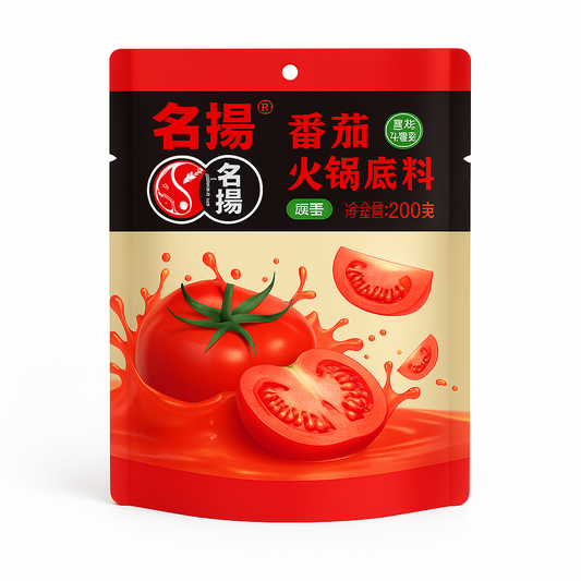 MINGYANG Tomato Hot Pot Ketchup– 200g (2 Packs) | Rich Tomato Flavor