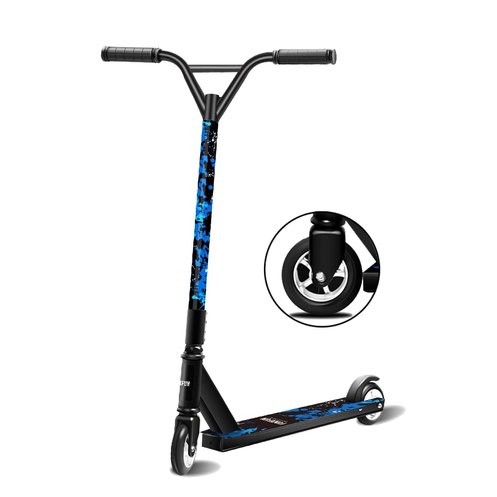 Trick Scooters for Kids Ages 6-12 Years - Perfect for Beginner Level Freestyle Kids Scooters Riders Pro Freestyle Stunt Scooter Lightweight
