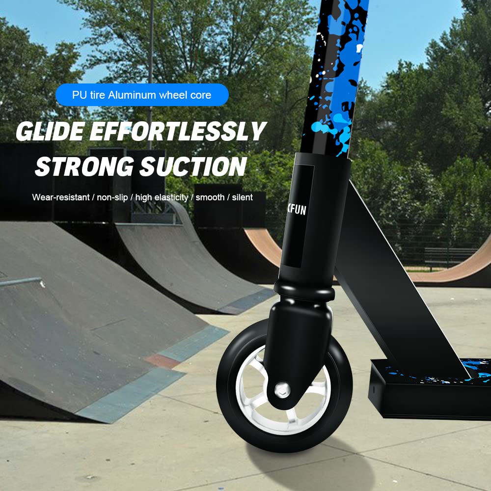 Trick Scooters for Kids Ages 6-12 Years - Perfect for Beginner Level Freestyle Kids Scooters Riders Pro Freestyle Stunt Scooter Lightweight