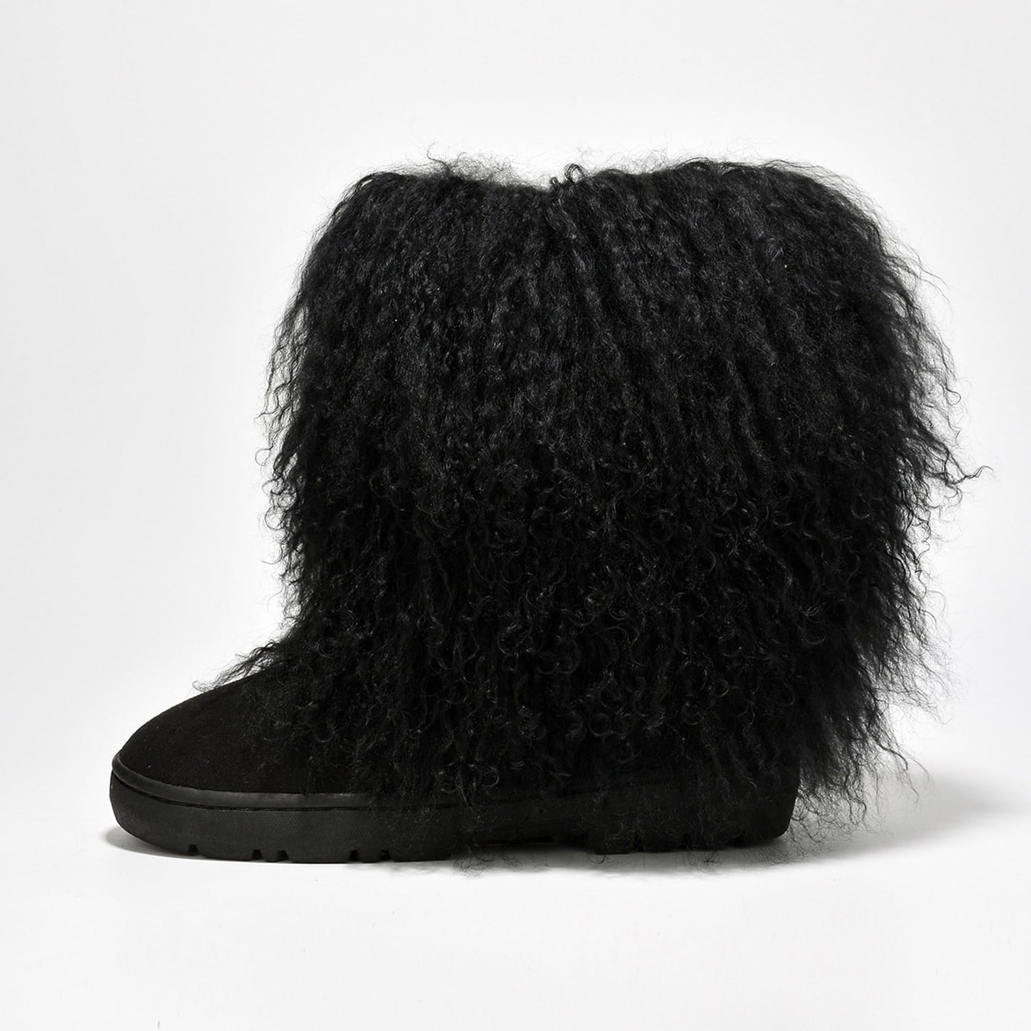 Freezy Faux Fur Winter Boots for Women – Warm Fluffy Snow Moon Boots with Plush Exterior